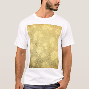 Grunge vintage flower pattern. T-Shirt