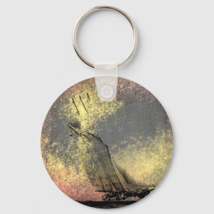 Grunge Vintage Racing Yacht Key Chain