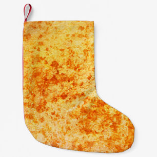 Grunge wall, highly detailed textured background. small christmas stocking