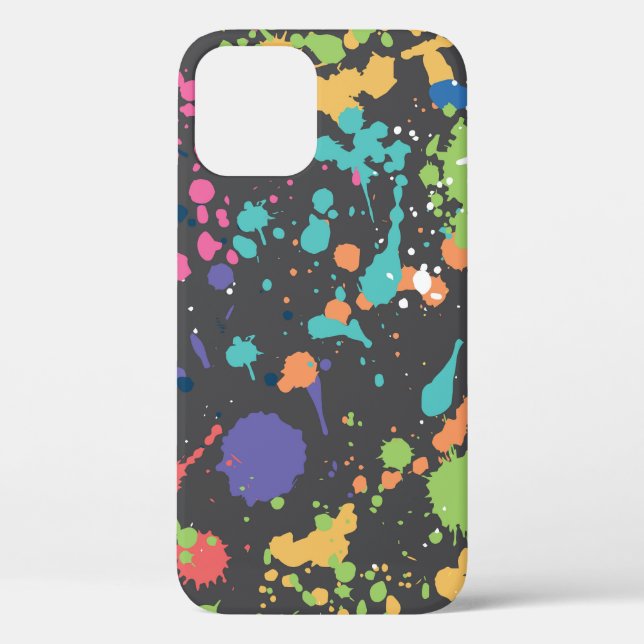 Grunge Watercolor: Colourful Spots Pattern. Case-Mate iPhone Case (Back)