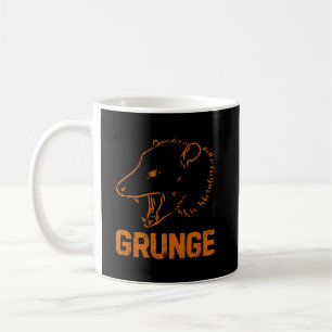 Grunge with Opossum Coffee Mug