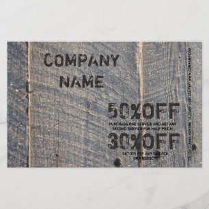 grunge wood Renovation Carpentry Construction Flyer