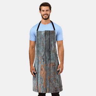 Grunge wooden texture apron