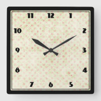 Grunge yellow background with faded red polka dot