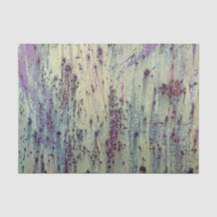 Grunge Yellow & Magenta Rusted Metal Pattern Tissue Paper