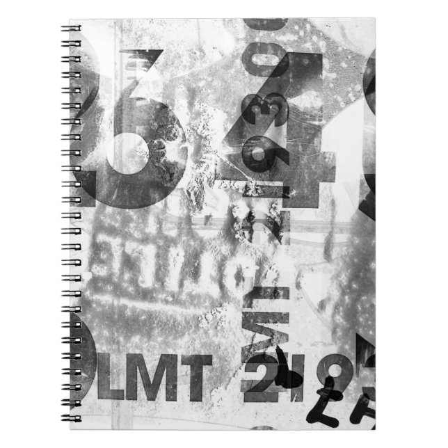 grungeabstract, aged, alternative, ancient, antiqu notebook (Front)