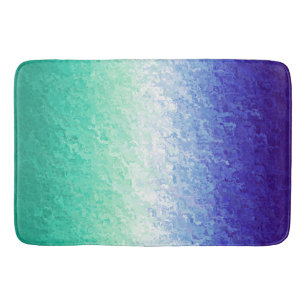 Grungy Abstract MLM Men Loving Men Pride Flag Bath Mat