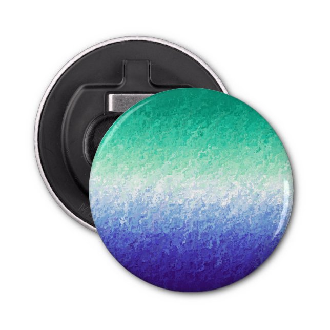 Grungy Abstract MLM Men Loving Men Pride Flag Bottle Opener (Front)