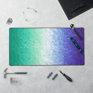 Grungy Abstract MLM Men Loving Men Pride Flag Desk Mat