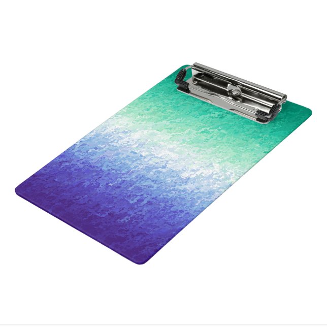 Grungy Abstract MLM Men Loving Men Pride Flag Mini Clipboard (Angled3)