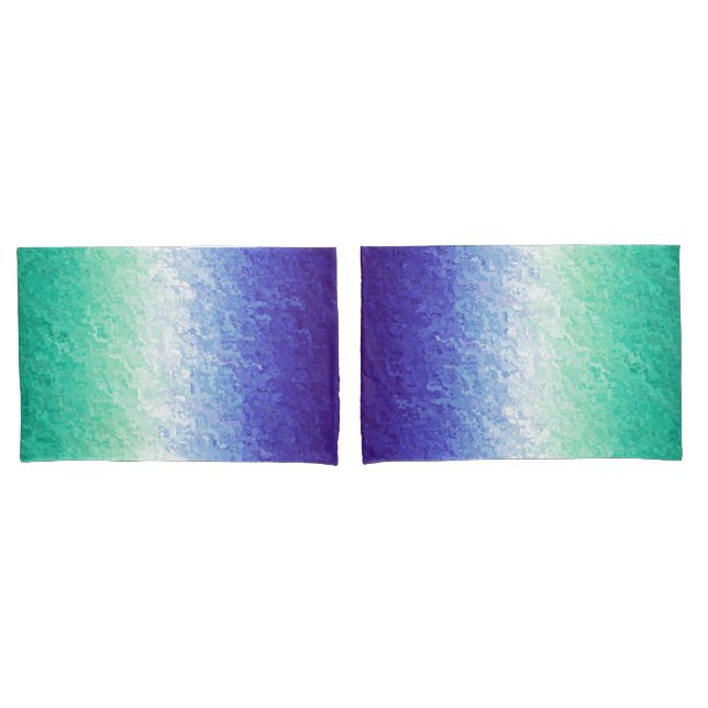 Grungy Abstract MLM Men Loving Men Pride Flag Pillowcase (Front-Set)