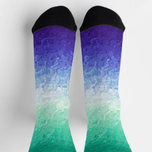 Grungy Abstract MLM Men Loving Men Pride Flag Socks