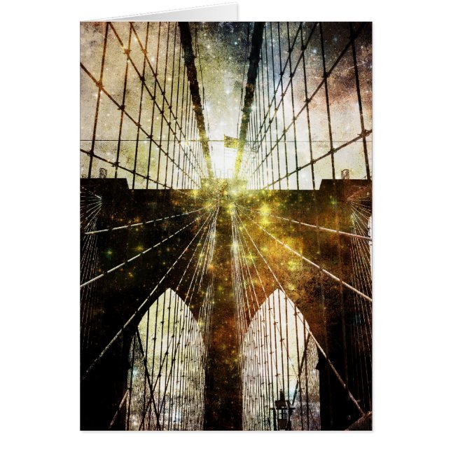 Grungy Blur Brooklyn Bridge (Front)