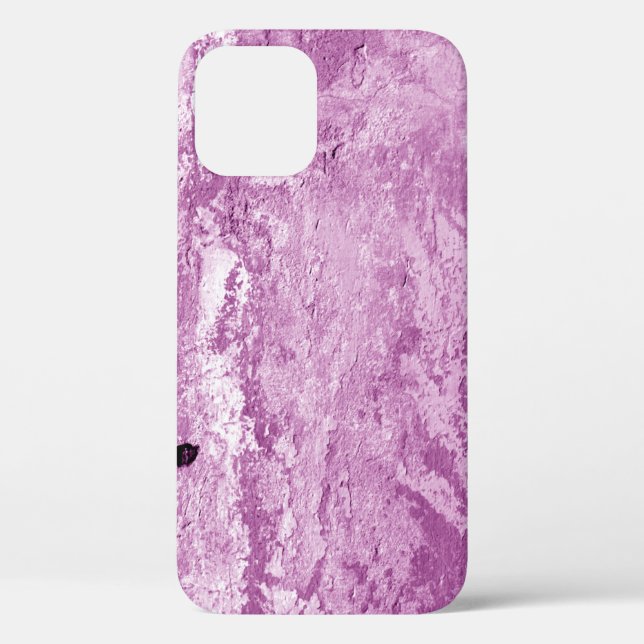Grungy cement wall texture in purple tone. Abstrac Case-Mate iPhone Case (Back)