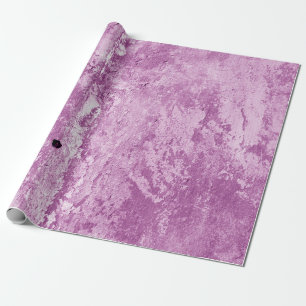 Grungy cement wall texture in purple tone. Abstrac Wrapping Paper
