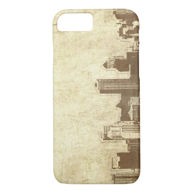 Grungy city background Case-Mate iPhone case (Back)