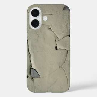 Grungy cracked peeling paint iPhone 16 case