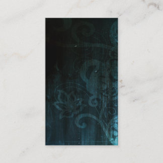 Grungy Floral Business Card