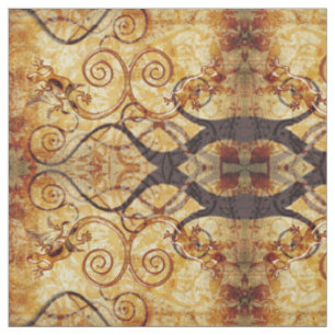 Grungy Gecko Spiral Twins + your ideas Fabric