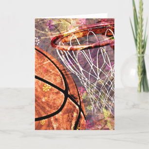 Grungy Girly Basketball Card