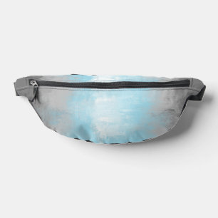 Grungy Glitchy Funky Abstract Demiboy Pride Flag Bum Bags