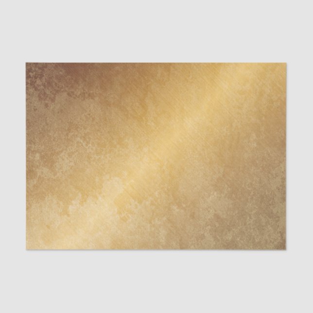 Grungy Gold Minimal Abstract VIP Luxury Tissue Paper (Front)