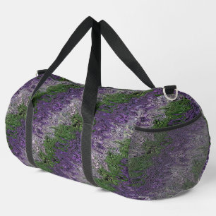 Grungy Groovy Funky Trippy Genderqueer Pride Duffle Bag