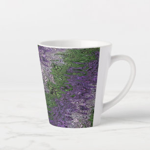 Grungy Groovy Funky Trippy Genderqueer Pride Latte Mug