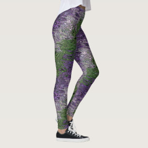 Grungy Groovy Funky Trippy Genderqueer Pride Leggings