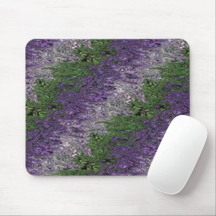 Grungy Groovy Funky Trippy Genderqueer Pride Mouse Mat