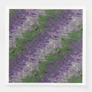 Grungy Groovy Funky Trippy Genderqueer Pride Napkin