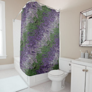 Grungy Groovy Funky Trippy Genderqueer Pride Shower Curtain