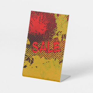 Grungy Hip Sale Sign with Bold and Flashy Colours