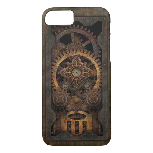 Grungy Industrial Steampunk Machine #2 Case-Mate iPhone Case (Back)