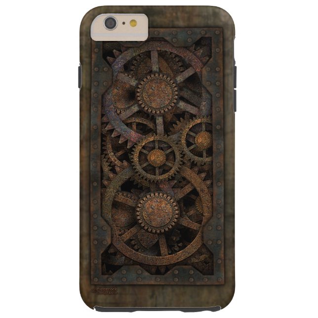 Grungy Industrial Steampunk Machine Case-Mate iPhone Case (Back)