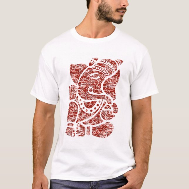 Grungy Lord Ganesha Sign T-Shirt (Front)
