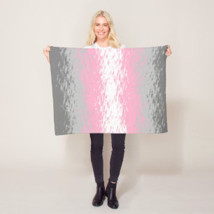 Grungy Noisy Grainy Abstract Demigirl Pride Flag Fleece Blanket