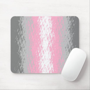 Grungy Noisy Grainy Abstract Demigirl Pride Flag Mouse Mat