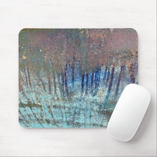 Grungy Paint Streak Abstract Mouse Mat