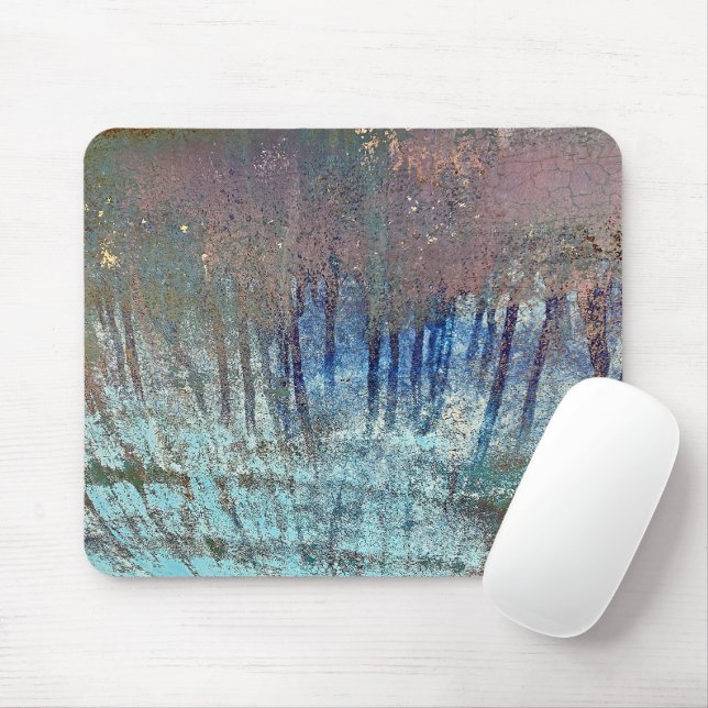Grungy Paint Streak Abstract Mouse Mat (With Mouse)