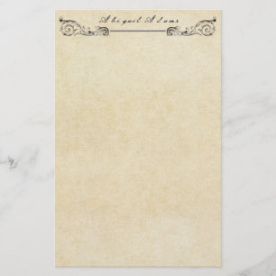 Grungy Parchment Paper Vintage Personalised
