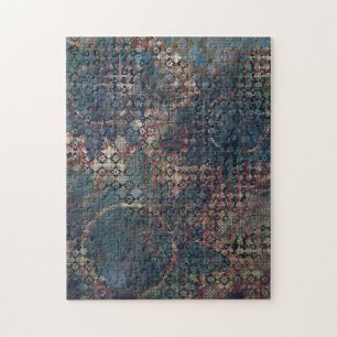 Grungy Patterns with Messy Patchwork of Textures Jigsaw Puzzle