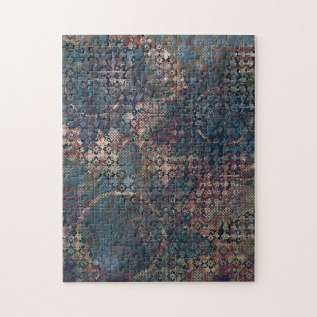 Grungy Patterns with Messy Patchwork of Textures Jigsaw Puzzle (Vertical)