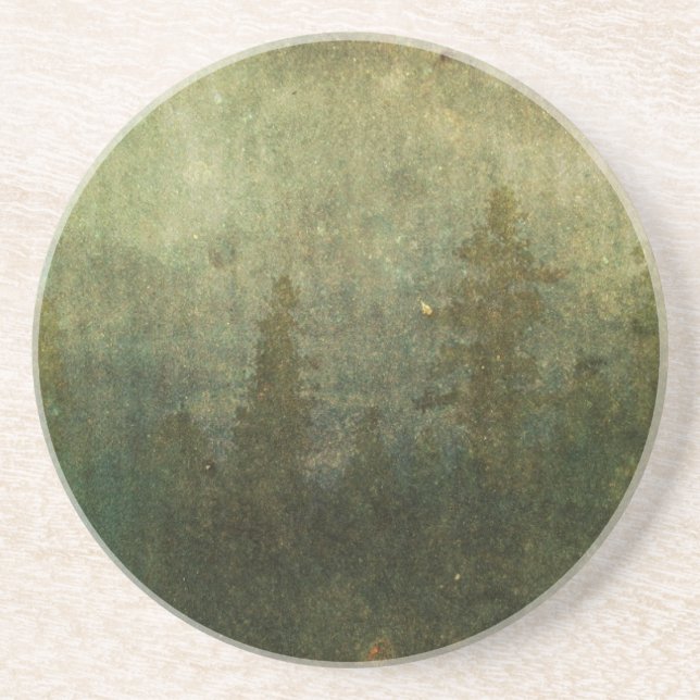 Grungy Pine Forest Coaster (Front)
