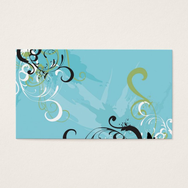 Grungy Profile Card (Front)