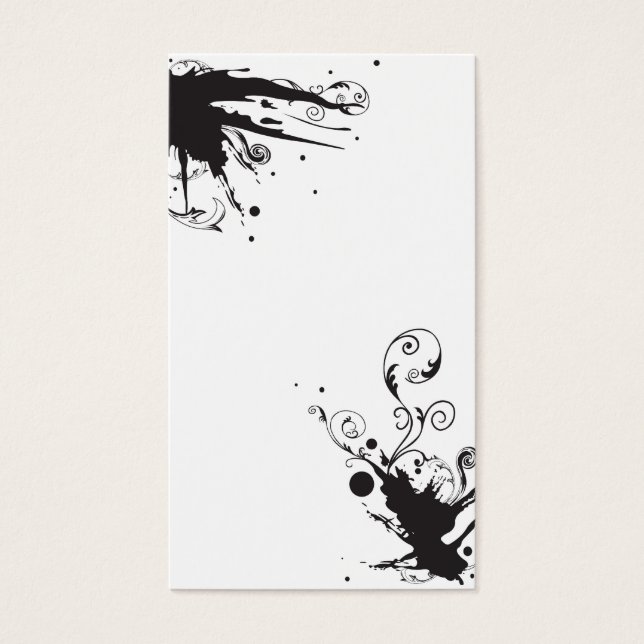 Grungy Profile Card (Front)