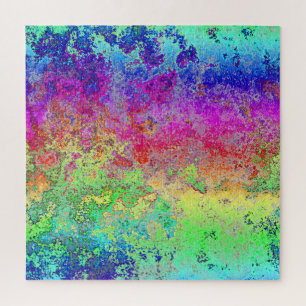 Grungy Rainbow Jigsaw Puzzle