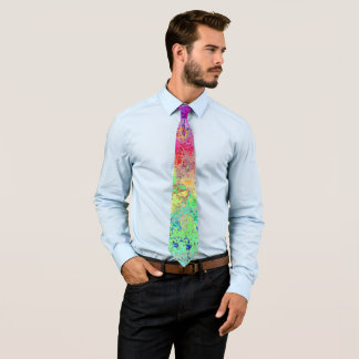 Grungy Rainbow Tie