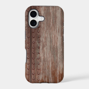 Grungy Riveted Rusty Metal