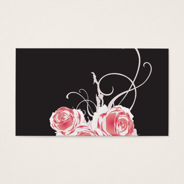 Grungy roses Profile Card (Front)